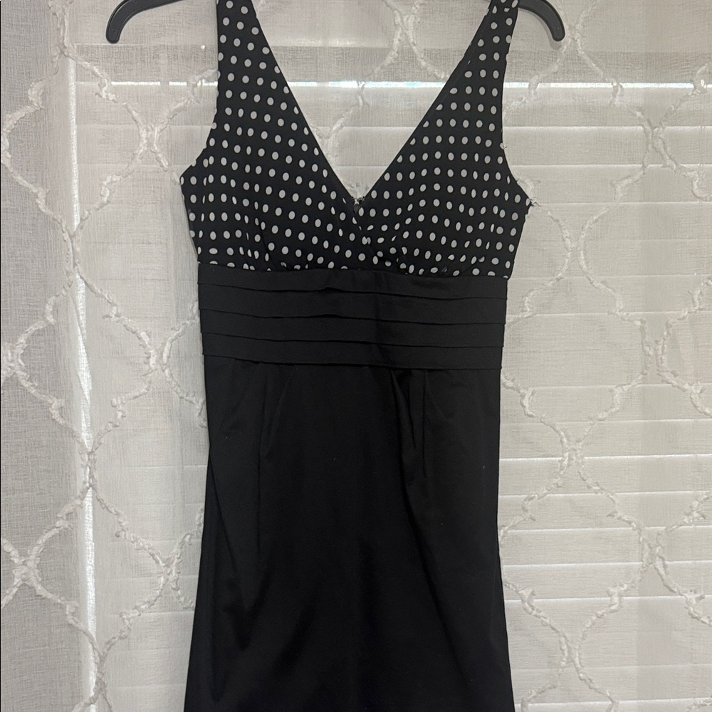 Maurices Black and White Polka Dot Mini Dress